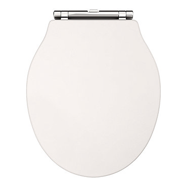 Downton Abbey Ryther Ivory Wooden Soft Close Toilet Seat  Profile Large Image