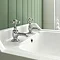 Downton Abbey Traditional Basin Taps - Chrome Feature Large Image