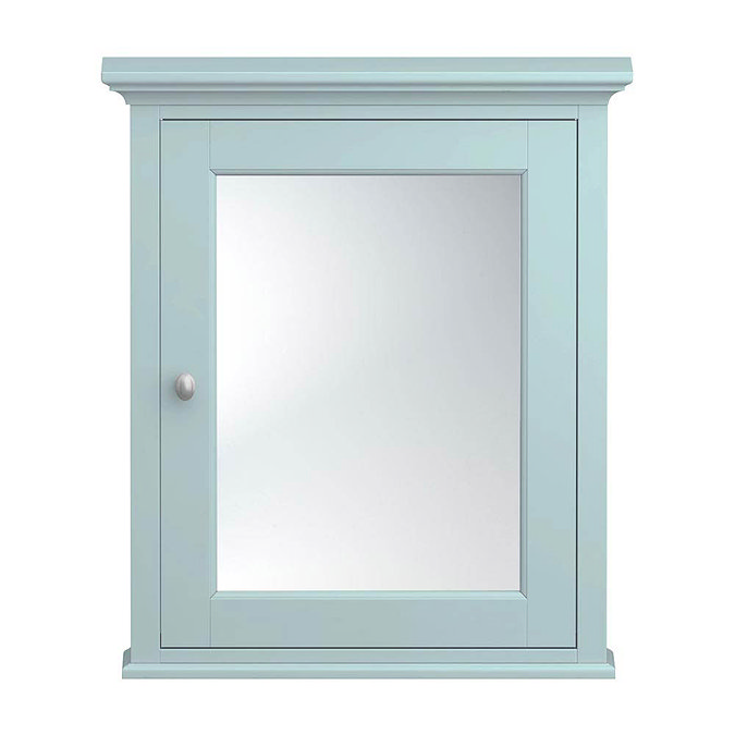 Old London Traditional Mirror Cabinet (650mm Wide - Duck Egg Blue) Feature Large Image