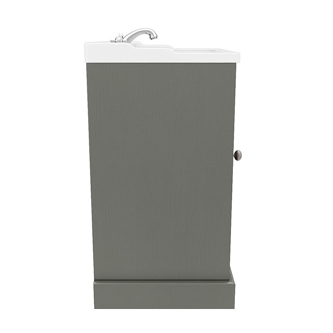 Old London Traditional Vanity Unit (600mm Wide - Charcoal) Newest Large Image