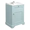 Old London Traditional Vanity Unit (600mm Wide - Duck Egg Blue) Large Image