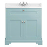 Old London Traditional Vanity Unit (800mm Wide - Duck Egg Blue)  Standard Large Image