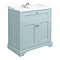 Old London Traditional Vanity Unit (800mm Wide - Duck Egg Blue) Large Image