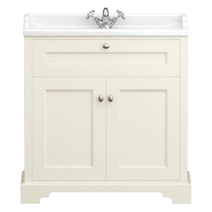 Old London Traditional Vanity Unit (800mm Wide - Ivory)  Standard Large Image