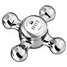Downton Abbey Traditional Bath Shower Mixer Tap - Chrome Profile Large Image