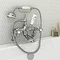 Downton Abbey Traditional Bath Shower Mixer Tap - Chrome Feature Large Image