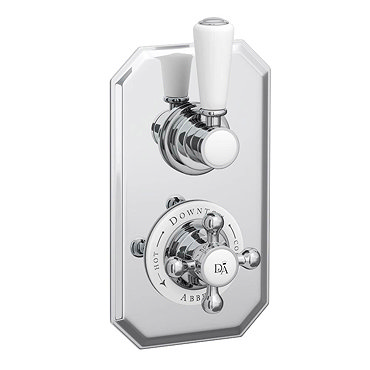 Downton Abbey Twin Concealed Thermostatic Shower Valve  Profile Large Image