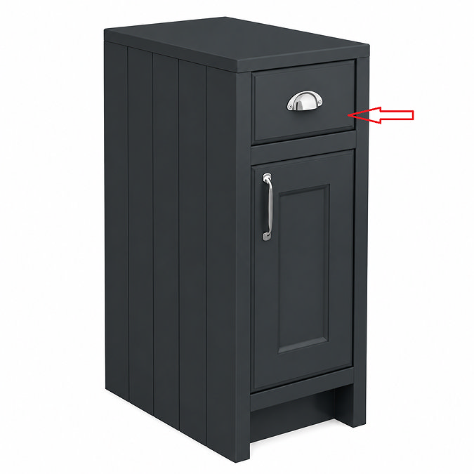 Drawer Front for Chatsworth 300mm Graphite Cupboard Unit