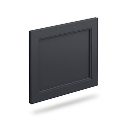 Top Drawer Front for Chatsworth 525mm Black Wall Hung Drawer Unit