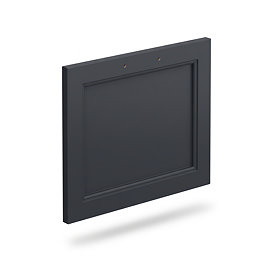 Top Drawer Front for Chatsworth 525mm Black Wall Hung Drawer Unit