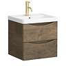 Drawer Front for Monza Chestnut 500mm Wide Wall Mounted Vanity Unit