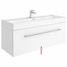 Drawer panel for Valencia 1200 Gloss White Minimalist Wall Hung Vanity Unit