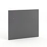 Drawer panel for Valencia 600 Gloss Grey Minimalist Wall Hung Vanity Unit