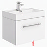 Drawer panel for Valencia 600 Gloss White Minimalist Wall Hung Vanity Unit
