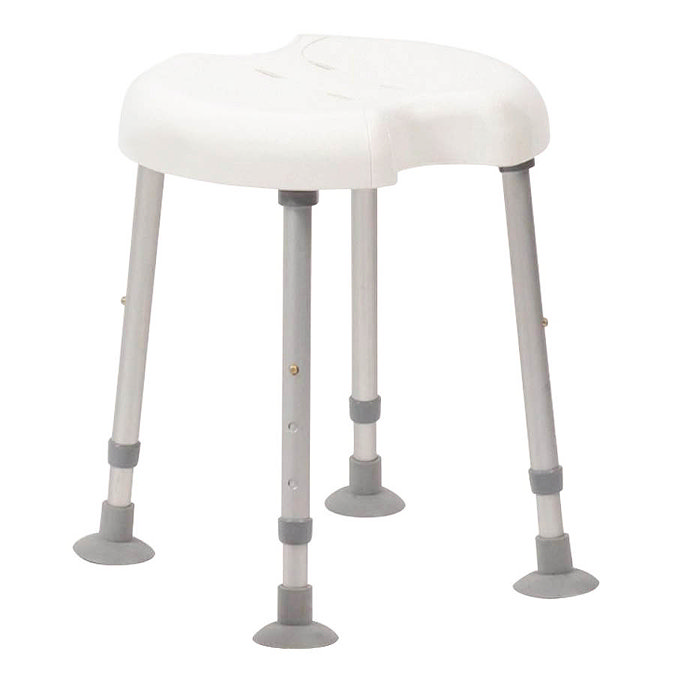 Drive DeVilbiss Delphi Shower Stool with Double Recess - 540300000 Large Image