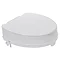 Drive DeVilbiss Raised Toilet Seat 2" with Lid - 12063  Feature Large Image