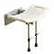 Drive DeVilbiss Wall Mounted Shower Seat with Drop Down Legs - SWALL002 Large Image