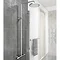 Drum Modern Round Thermostatic Shower Kit - Chrome Large Image