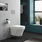 Dual Flush Concealed WC Cistern with Wall Hung Frame + Modern Toilet