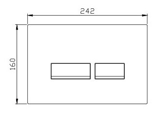 Dual Flush Concealed WC Cistern with Wall Hung Frame + Modern Toilet