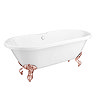 Duke 1795 Traditional Roll Top Bath + Rose Gold Leg Set  Standard Large Image