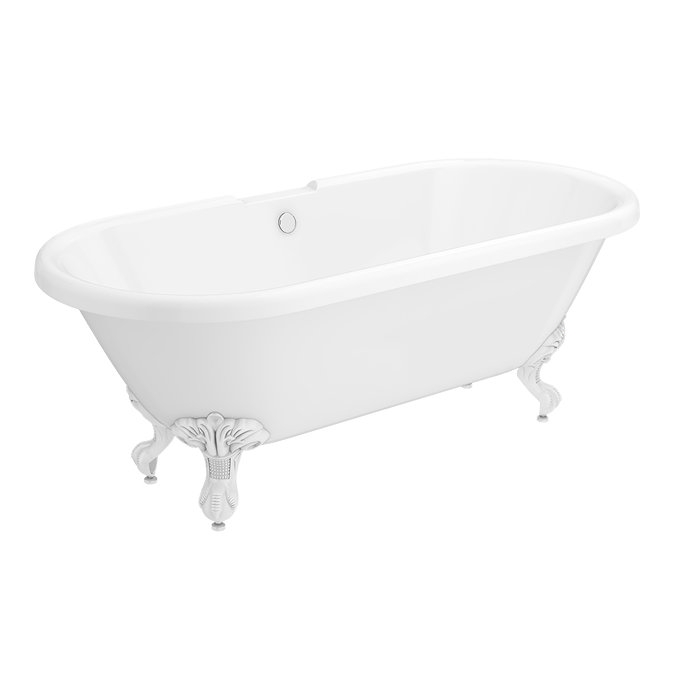 Duke 1795 Traditional Roll Top Bath + White Leg Set  Feature Large Image