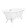 Duke 1795 Traditional Roll Top Bath + White Leg Set  additional Large Image