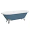 Duke Blue 1695 Double Ended Roll Top Bath w. Ball + Claw Leg Set  additional Large Image