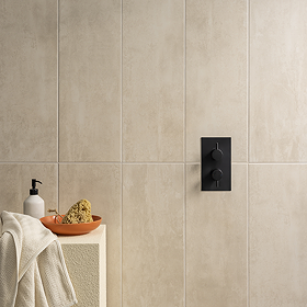 Duna Ivory Matt Concrete Effect Wall Tiles - 250 x 700mm