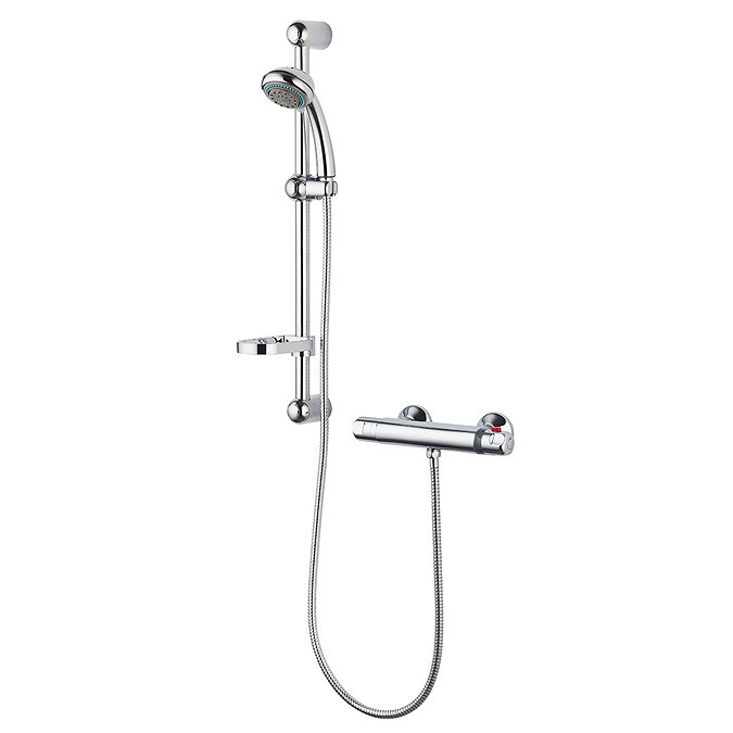 Ultra Dune Bar Shower Valve with Slider Rail Kit - A3910 Large Image