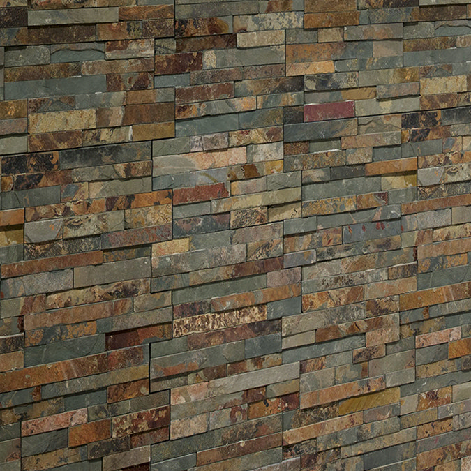 Juno Rustic Stone Split Face Tiles 180 x 350mm  Feature Large Image