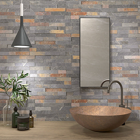 Juno Rustic Stone Split Face Tiles 180 x 350mm Large Image