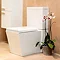 Durab Milan Square Two Piece Toilet Pan with Soft-Close Seat - TLT-MIL-CIS Large Image