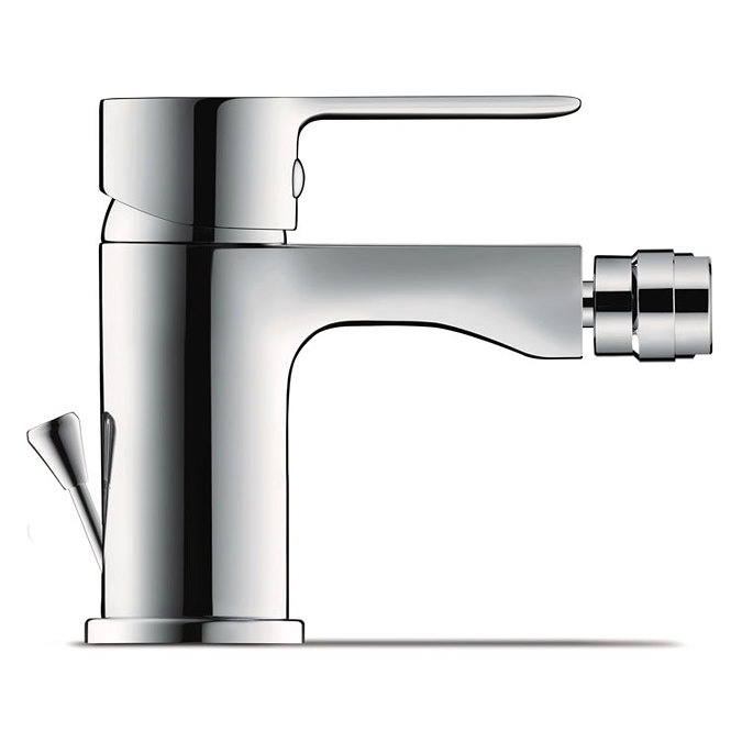 Duravit A.1 Single Lever Bidet Mixer with Pop-up Waste - A12400001010  Profile Large Image