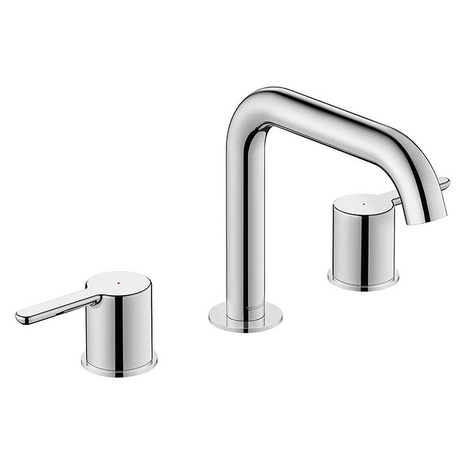 Duravit C.1 3-Hole Long Spout Basin Mixer - C11060004010 Large Image