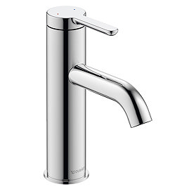 Duravit C.1 M-Size Single Lever Basin Mixer - Chrome - C11020002010 Large Image
