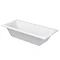 Duravit D-Code 1800 x 800mm Double Ended Bath + Support Feet  Feature Large Image