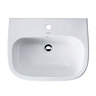 Duravit D-Code 1TH Basin + Full Pedestal  Feature Large Image