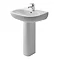 Duravit D-Code 1TH Basin + Full Pedestal Large Image