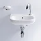 Duravit D-Code 360mm 1TH Wall Hung Handrinse Basin  Profile Large Image