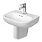 Duravit D-Code 450mm 1TH Handrinse Basin + Semi Pedestal Large Image