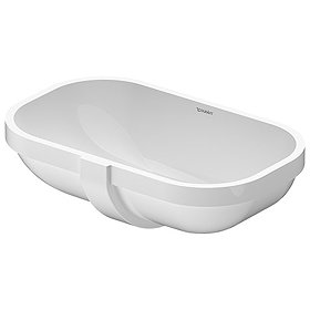 Duravit D-Code 495mm Under Counter Basin - 0338490000 Large Image