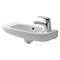 Duravit D-Code 500mm 1TH Wall Hung Handrinse Basin - Right Hand - 07065000082 Large Image