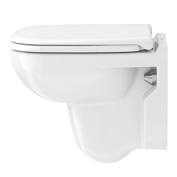 Duravit DCode Compact HygieneGlaze Wall Hung Toilet + Seat