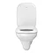 Duravit D-Code Compact HygieneGlaze Wall Hung Toilet + Seat  Newest Large Image