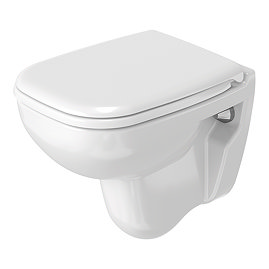 Duravit D-Code Compact Wall Hung Toilet + Seat Large Image
