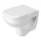 Duravit D-Code Compact Wall Hung Toilet + Seat Large Image