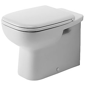 Duravit D-Code Back to Wall Toilet Pan + Seat Large Image