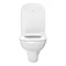 Duravit D-Code HygieneGlaze Wall Hung Toilet + Seat Feature Large Image