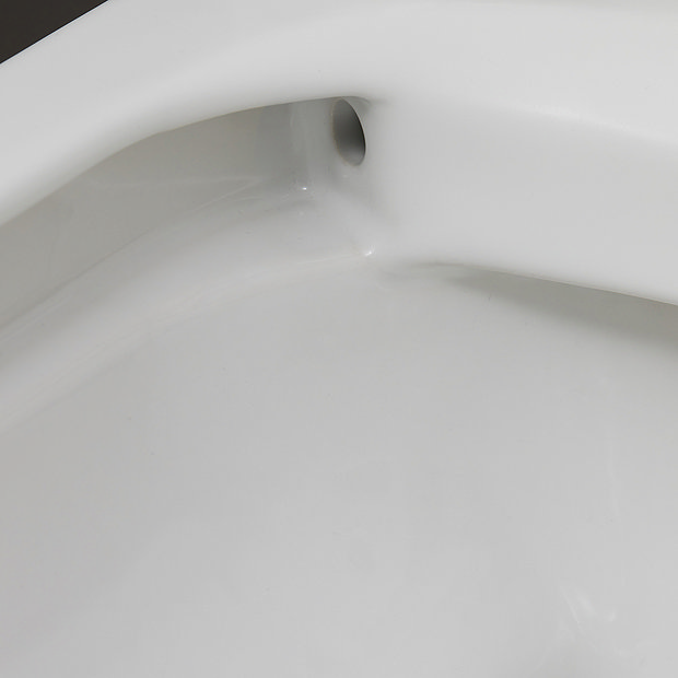 Duravit D-Code Rimless HygieneGlaze Wall Hung Toilet + Seat  Profile Large Image